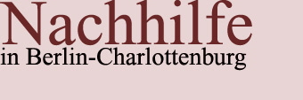Nachhilfe in Berlin-Charlottenburg